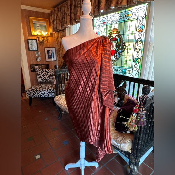 Guapa One-Shoulder Mini Dress from Anthropologie - Picture 1 of 7